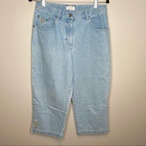 Christopher & Banks‎  light wash cropped jeans Sz 8